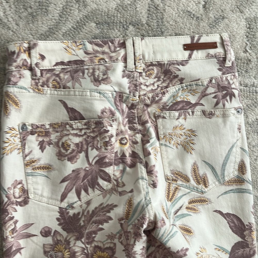 Pilcro and the letterpress by Anthropologie Floral Print Flare Jeans - Picture 9 of 9